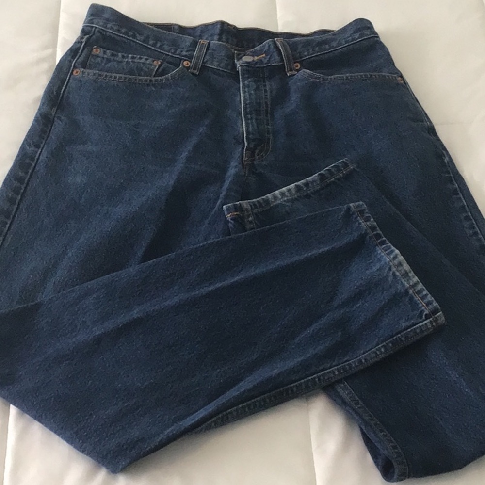Levi’s - men’s 550 relaxed fit blue jeans